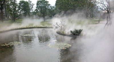 人工湖造雾工程